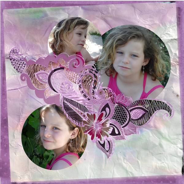 Template pack 28 de Desclics et son kit Juliets Paradise, rak photo Carolin