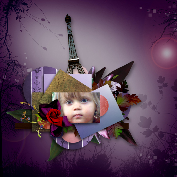 template pliscrap kit collab saskia design kreen créations tragédic op