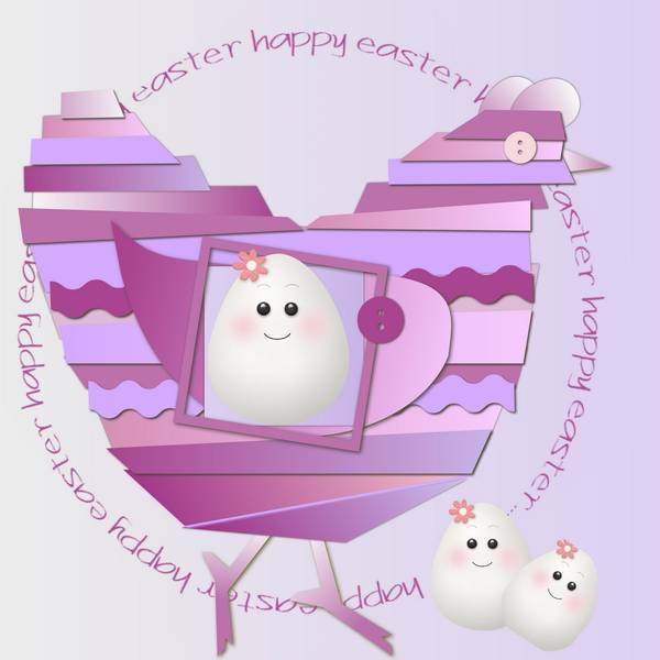 TEMPLATE POULE DE KARINE