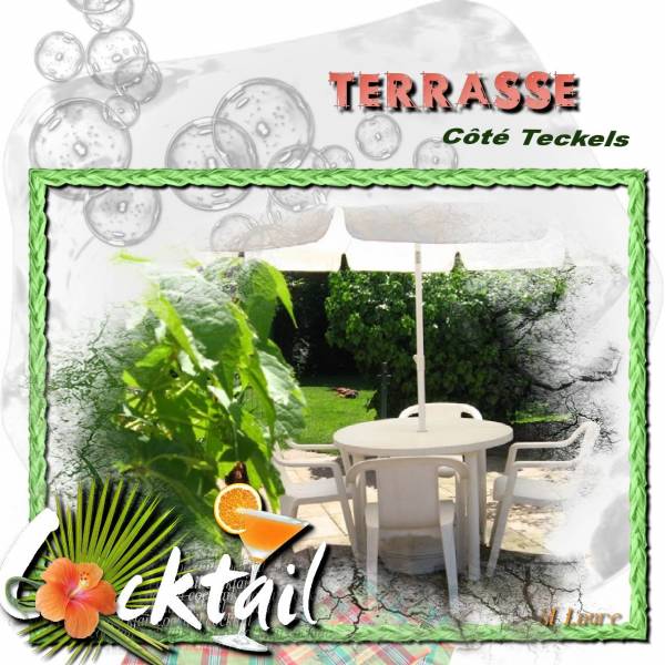Terrasse côté Teckels