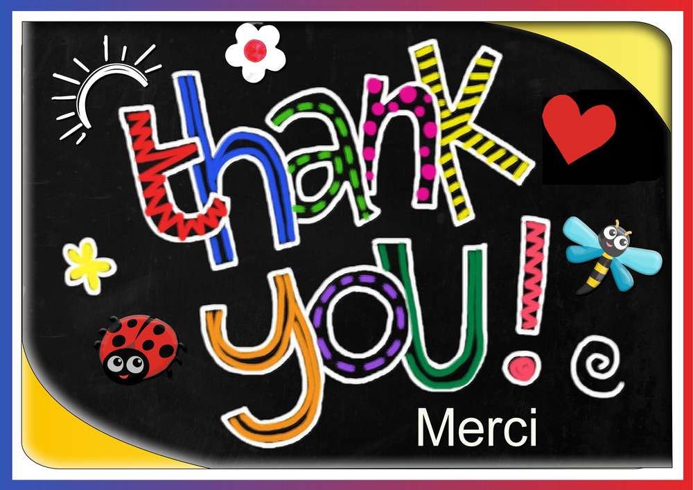 THANK YOU MERCI