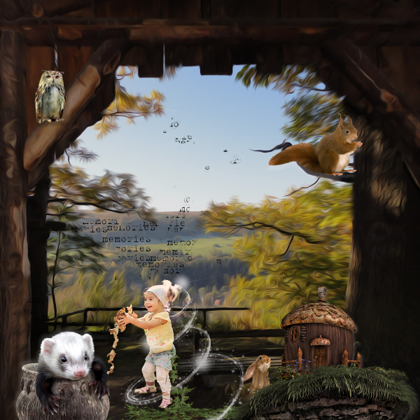 the enchanted forest de tif scrap