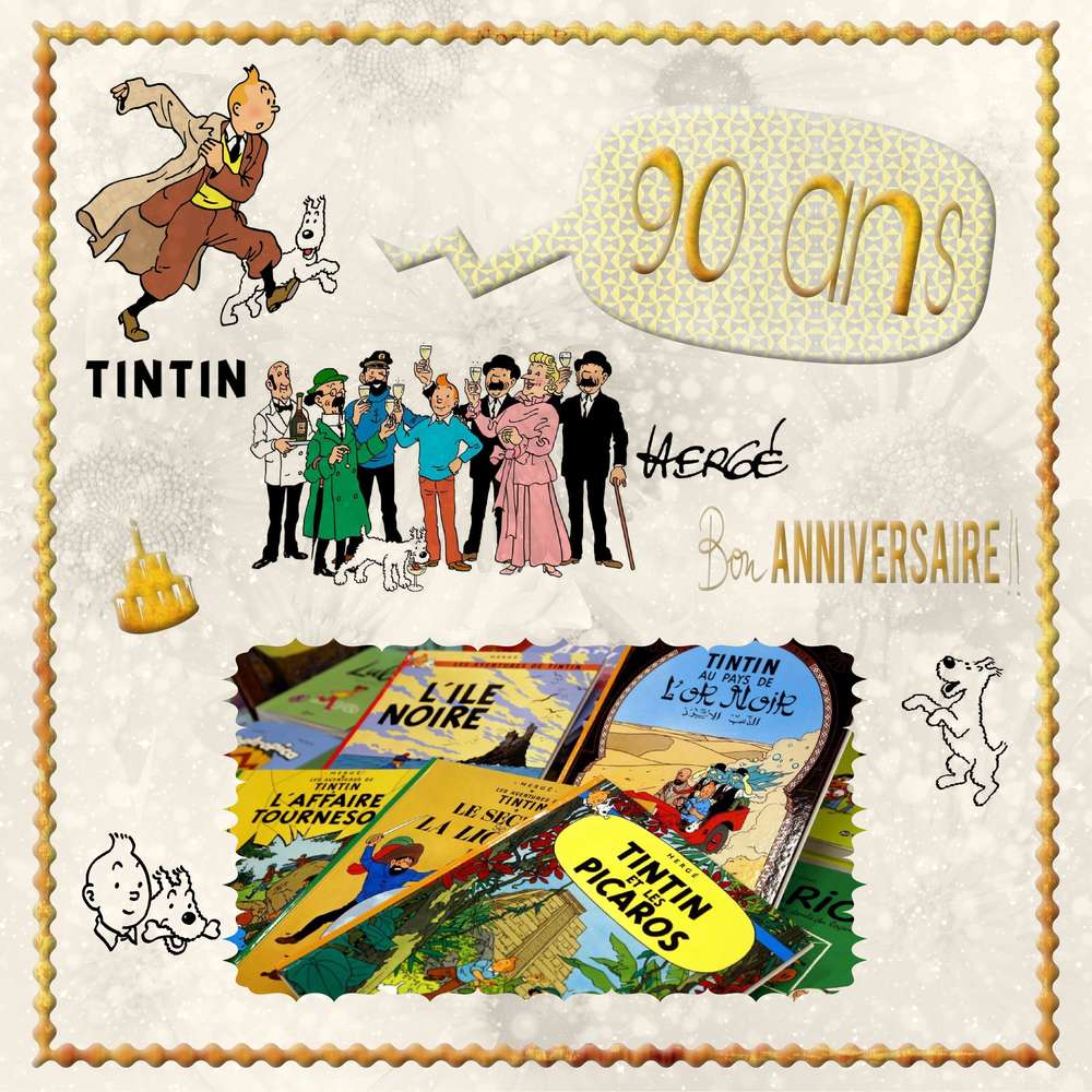 Tintin 90 ans