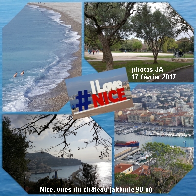 toujours la vue à partir du château de Nice