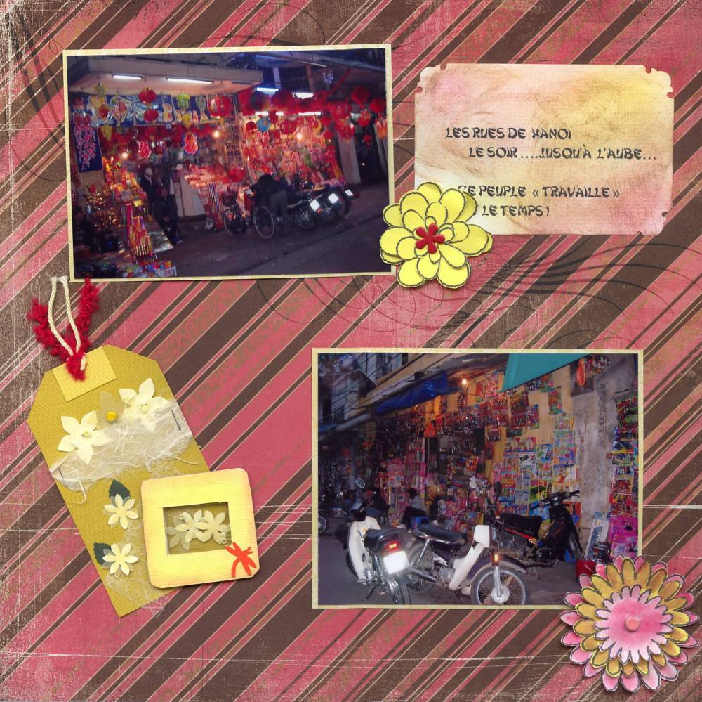 toujours les rues d'Hanoï ,le soir