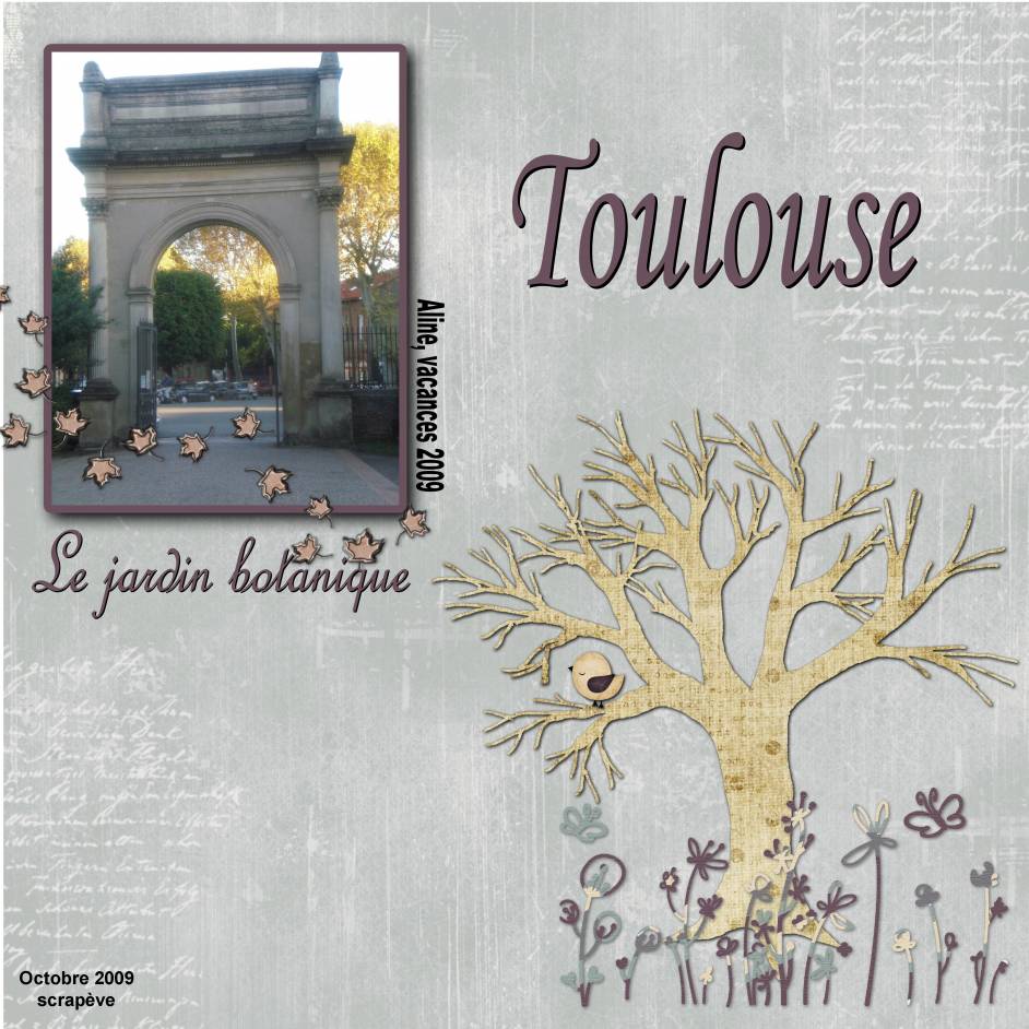 Toulouse, porte du jardin botanique