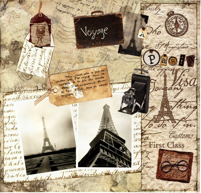 Tour Eiffel dans les années 50 ...