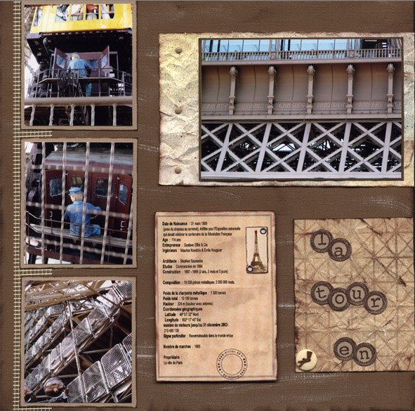 Tour eiffel en détail