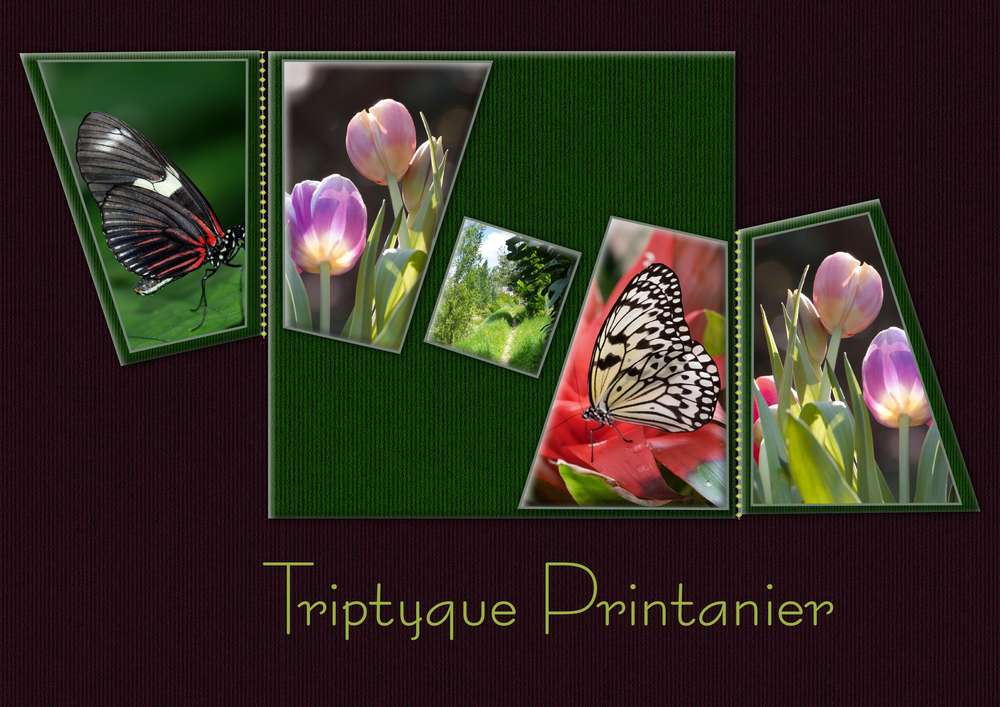 TRIPTYQUE PRINTANIER