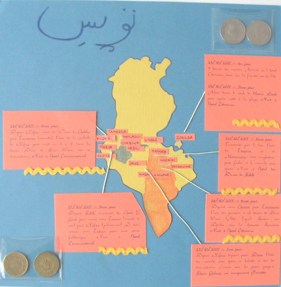 Tunisie - détail du circuit