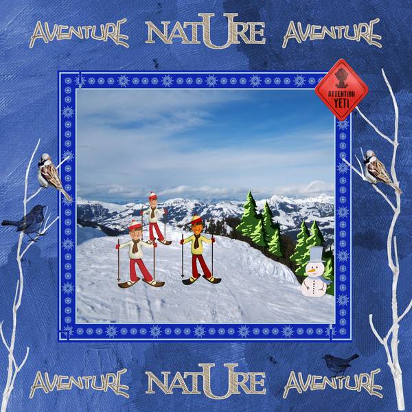 Un avant goût de l' hiver.