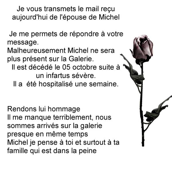 un dernier hommage à notre ami Michel