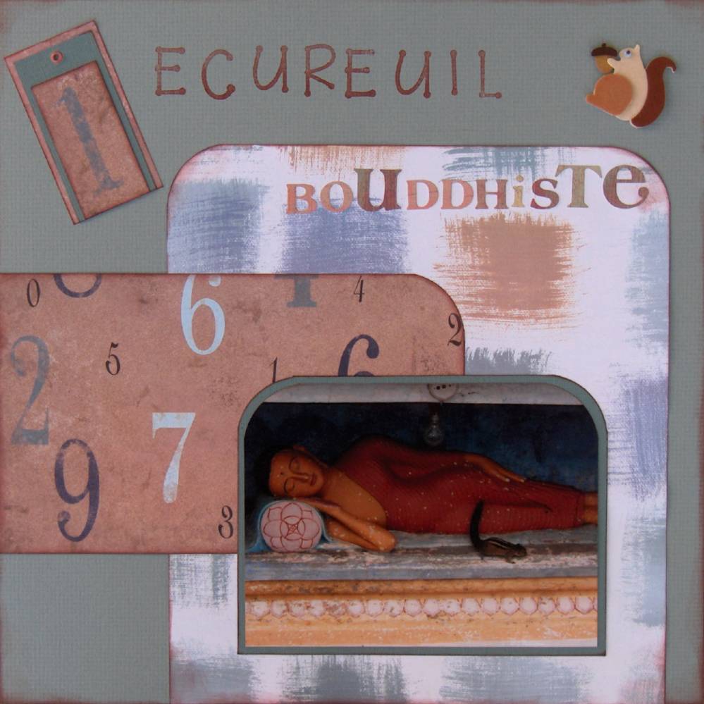 un écureuil bouddhiste