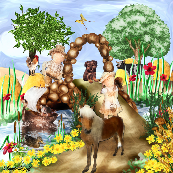 Un jour à la ferme.