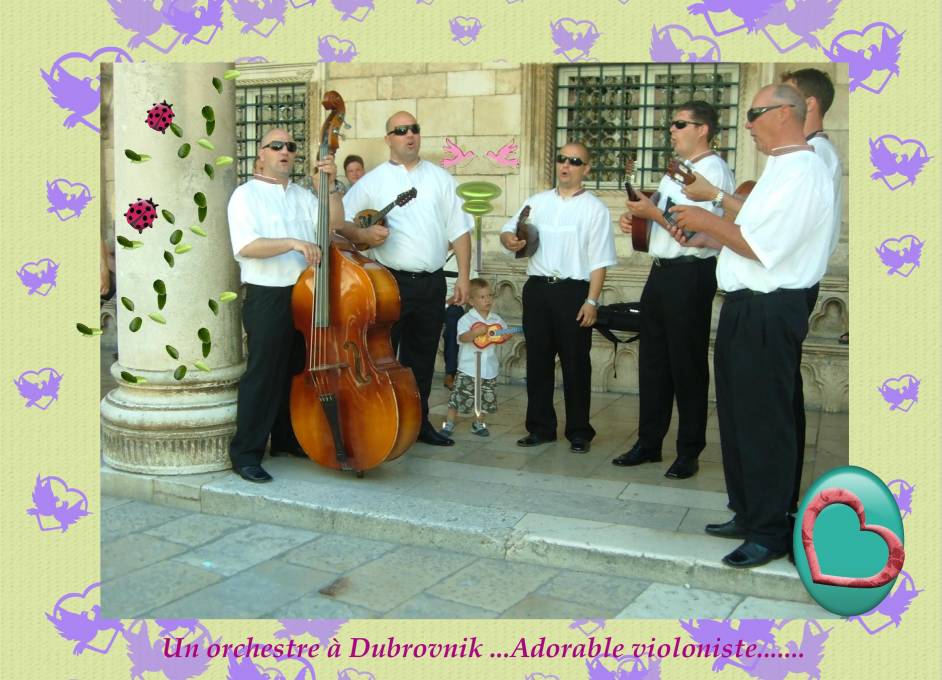 Un orchestre à Dubrovnik