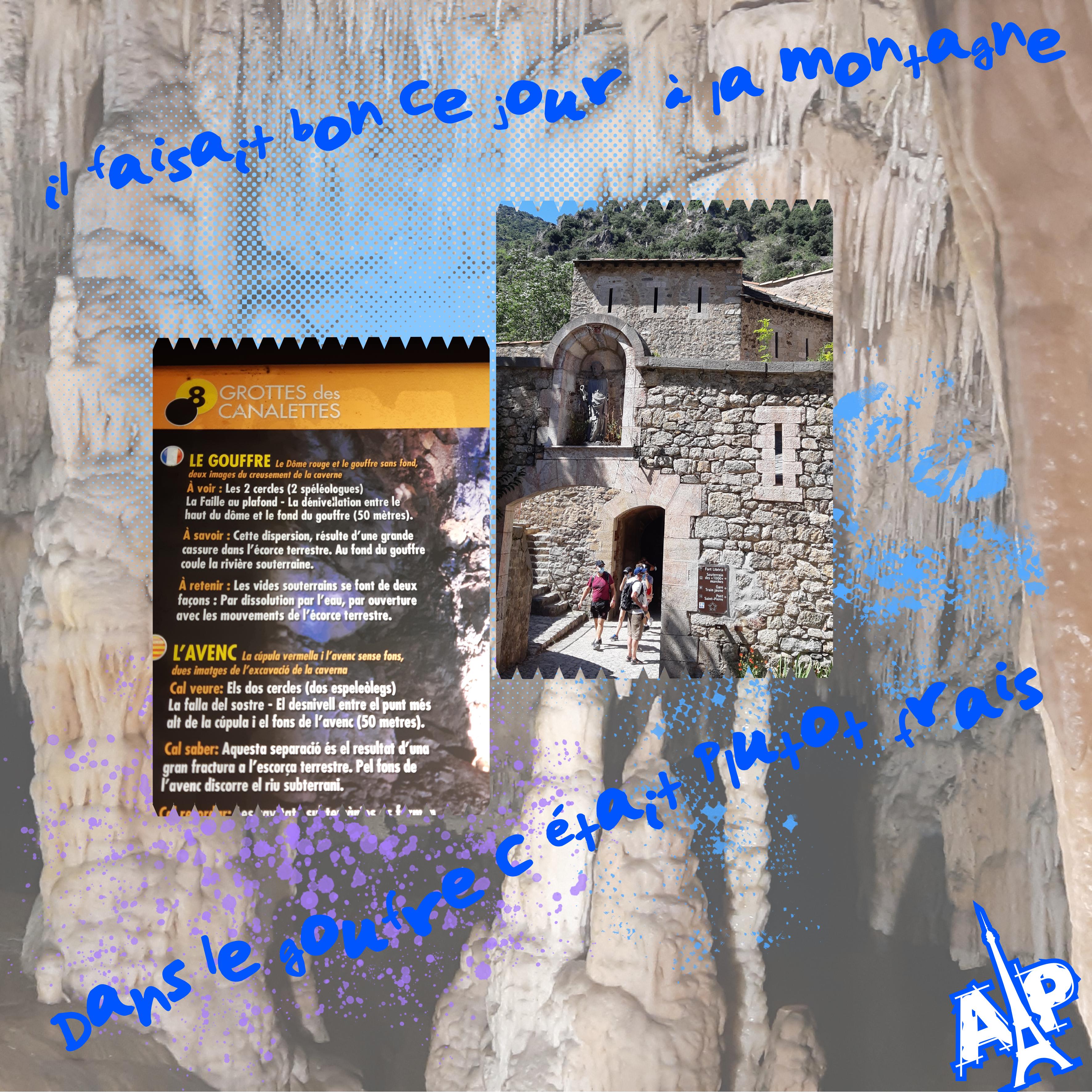 un peu de fraîcheur dans les grottes  Annie