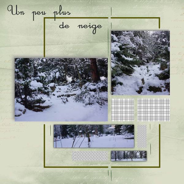 Un peu plus de neige