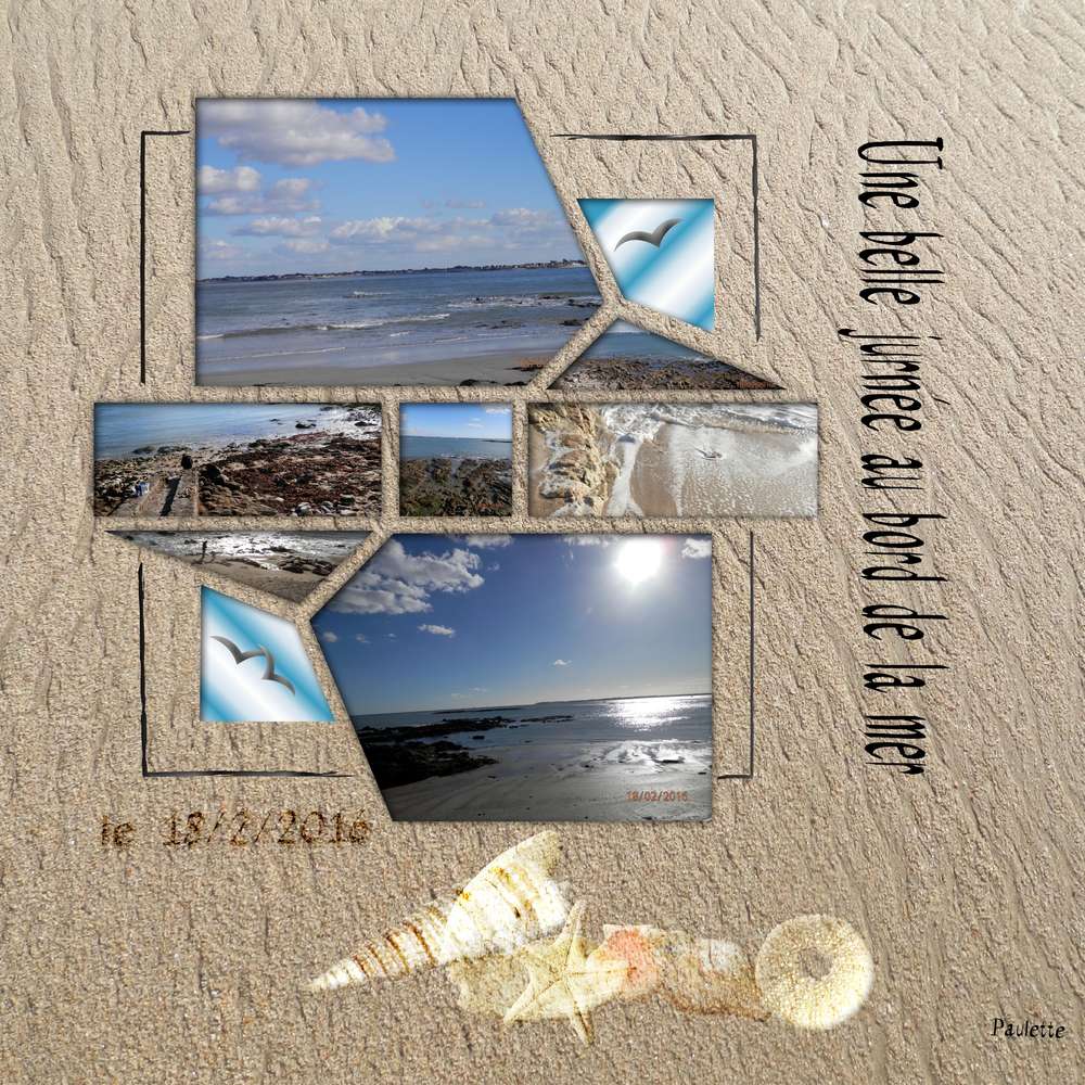 une belle journée au bord de la mer