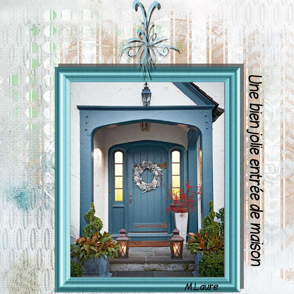 Une jolie entrée de maison :)