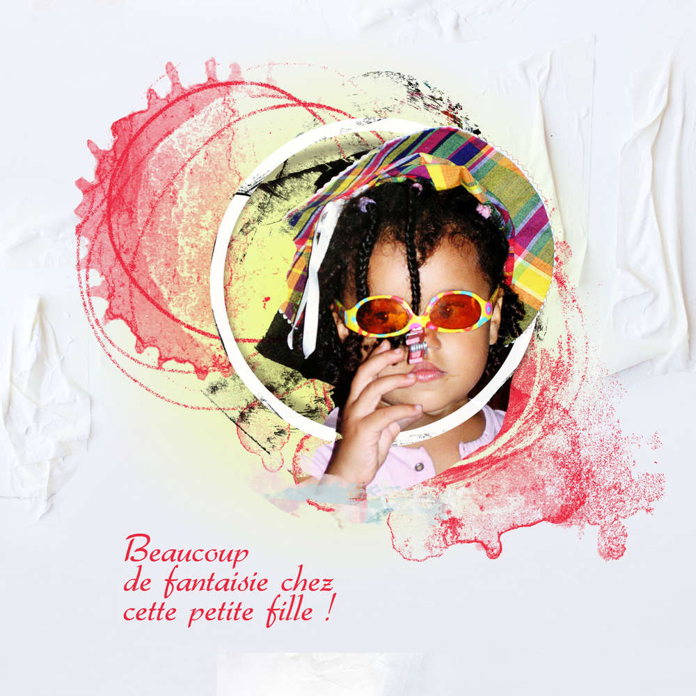 une petite fille pleine de fantaisie