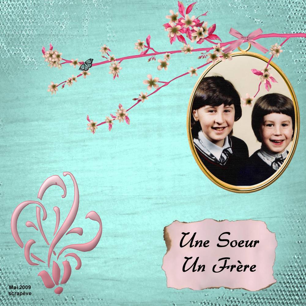 Une soeur et son petit frère