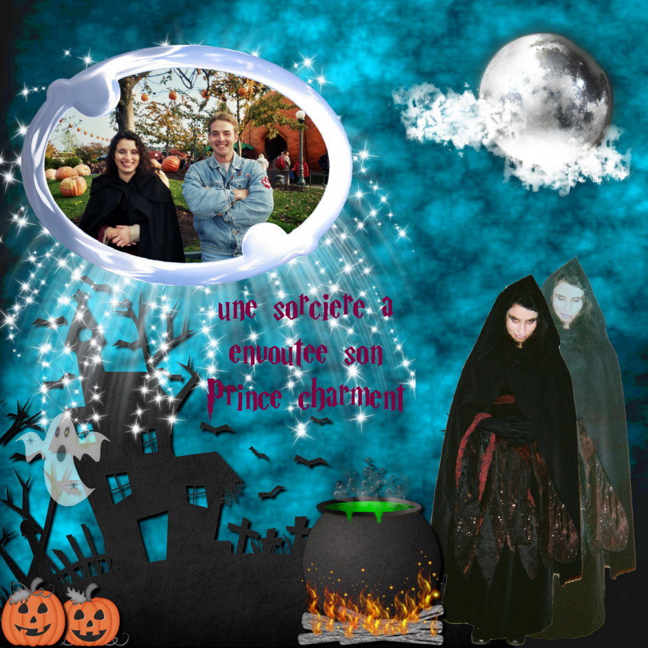 une sorcière qui envoute son prince
