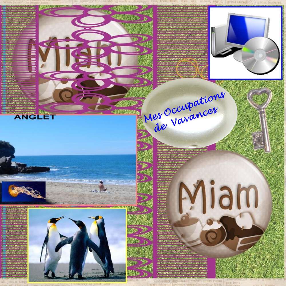 Utilisation en partie, de mes vacances