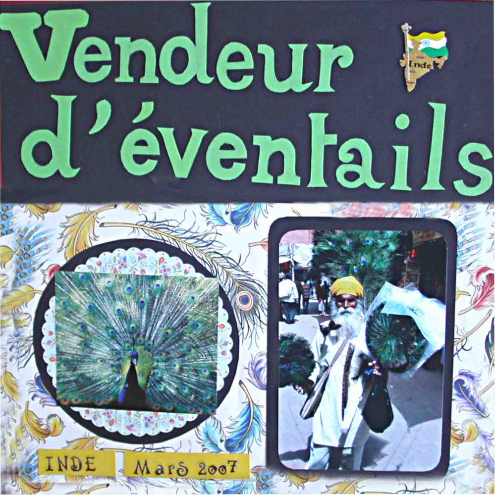 Vendeur d'éventails