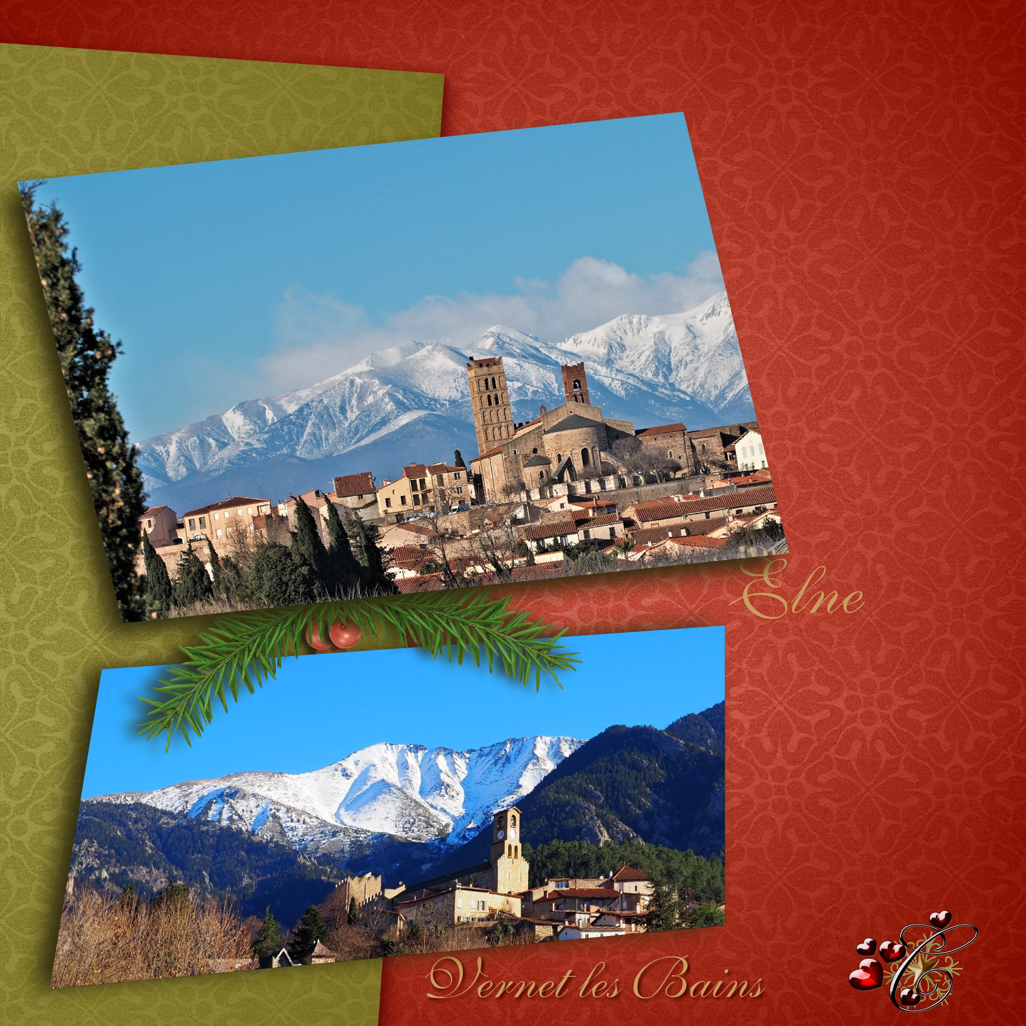 Vernet les bains et Elne. et le Canigou  Christine