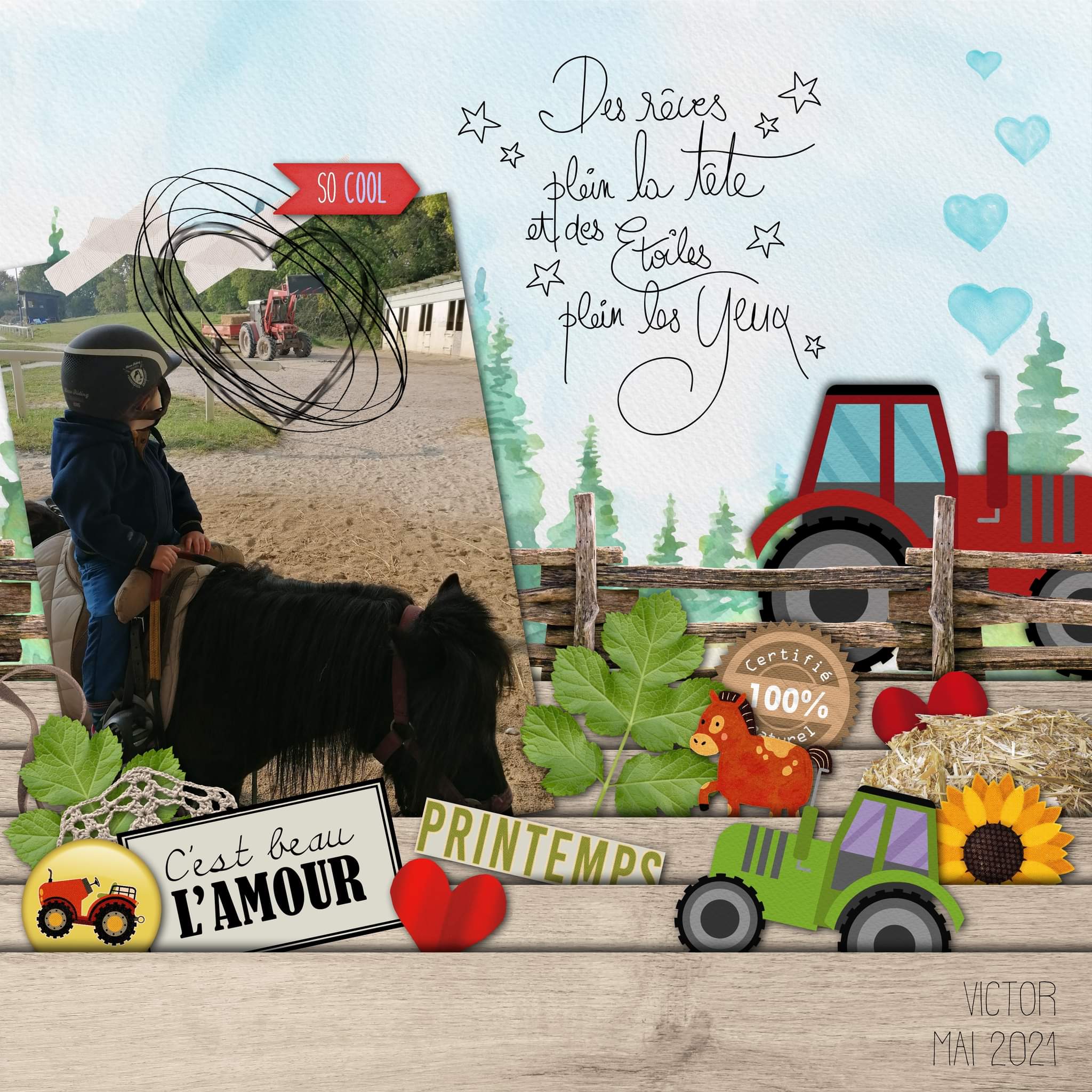 Victor et les tracteurs