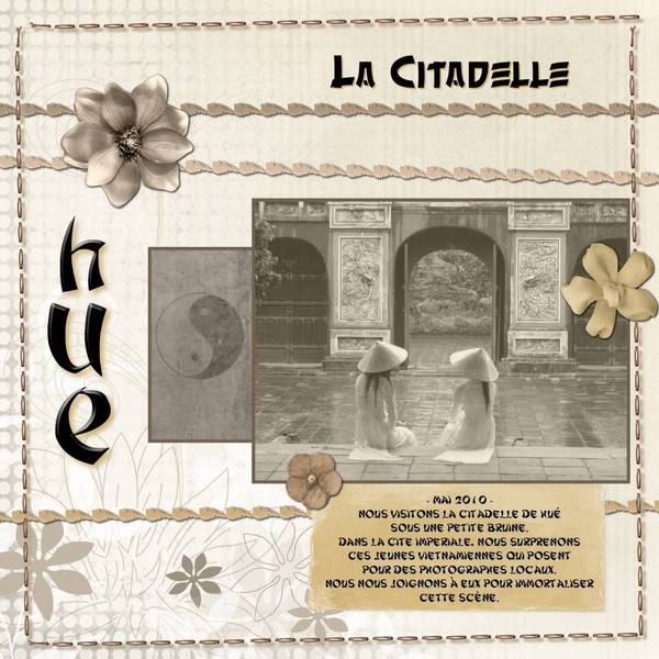 VIETNAM - Défi Martinas beige