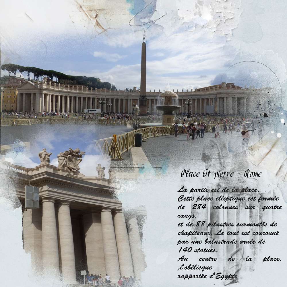 Visite de Rome -  Place St Pierre