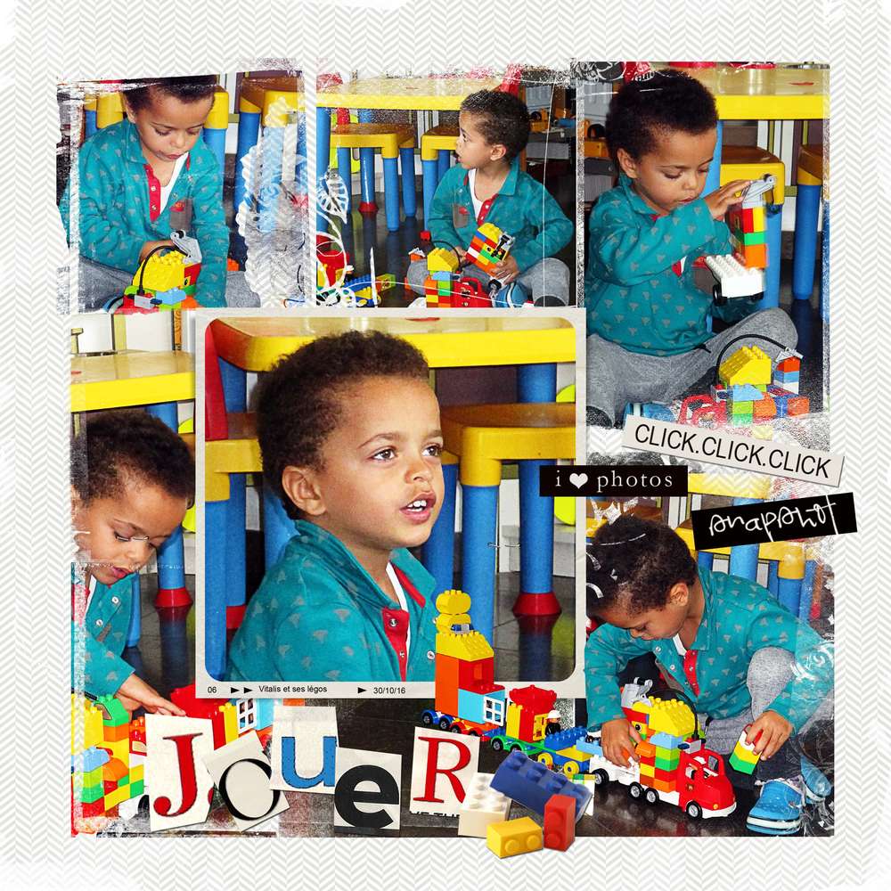 Vitalis joue avec ses légos 30/10 16