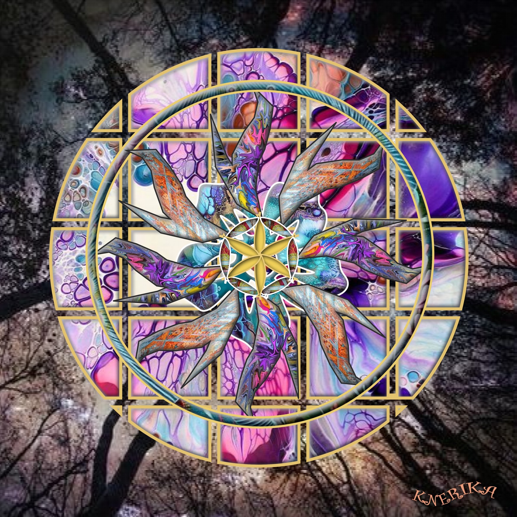 Vitrail  par Anne Marie