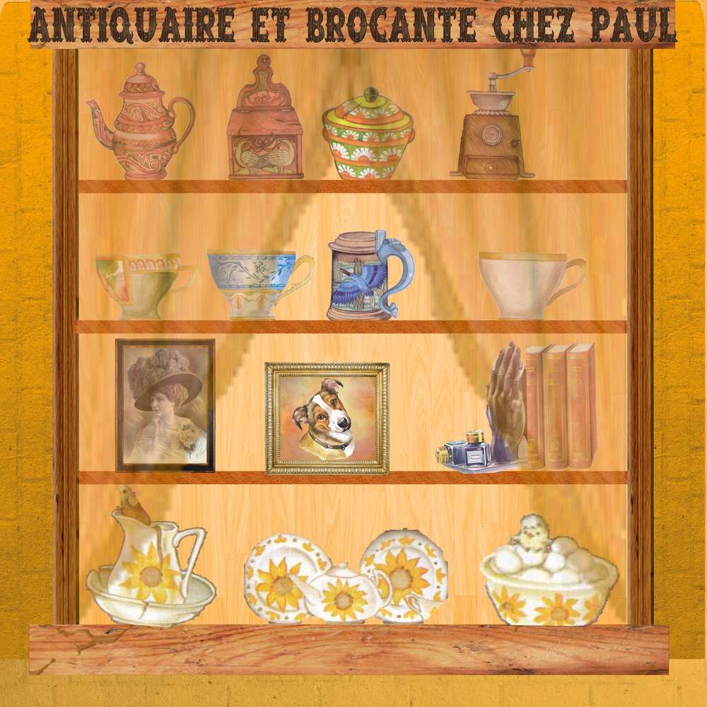 vitrine antiquaire