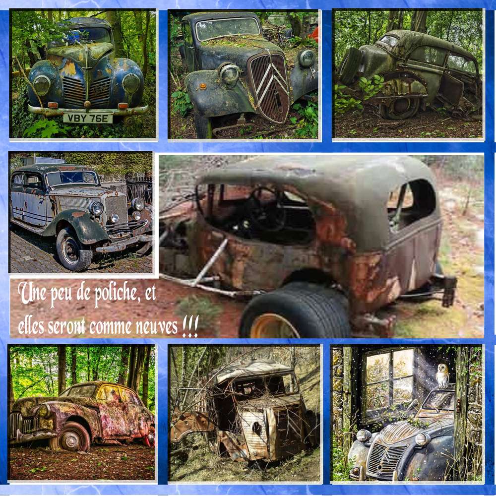 voitures à restaurer