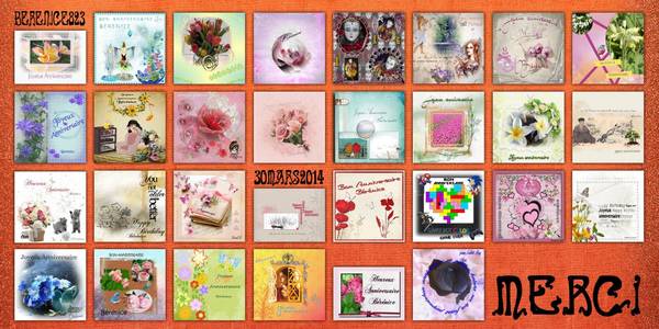 Vos cartes d'anniversaire