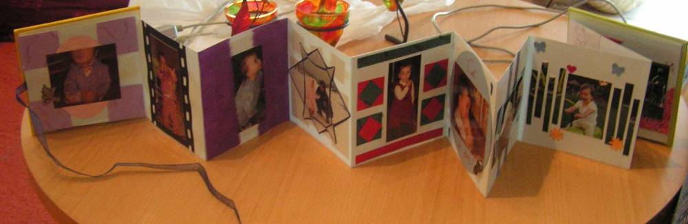 vue de l'album accordéon déplié