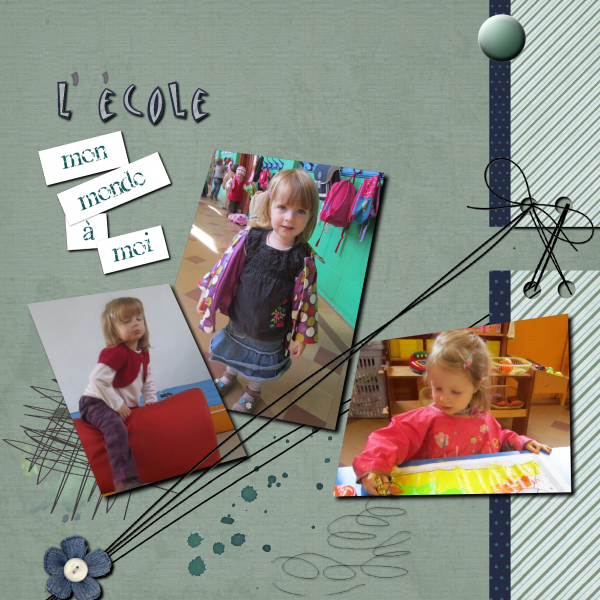 Zélie aime l'école